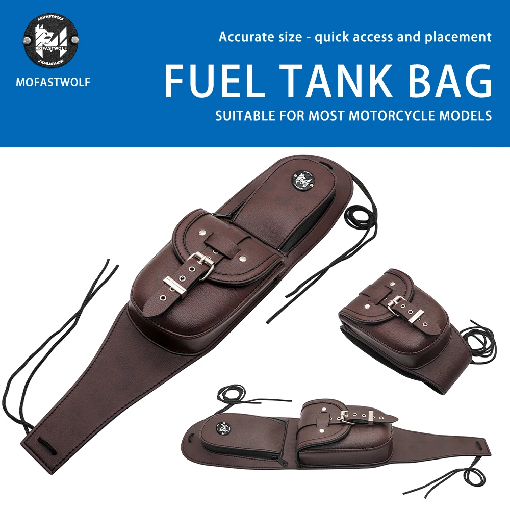 Fuel Tank Bag For -Davidson 883 1200 X48 Sportster Iron Universal Motorcycle Tool Bag
