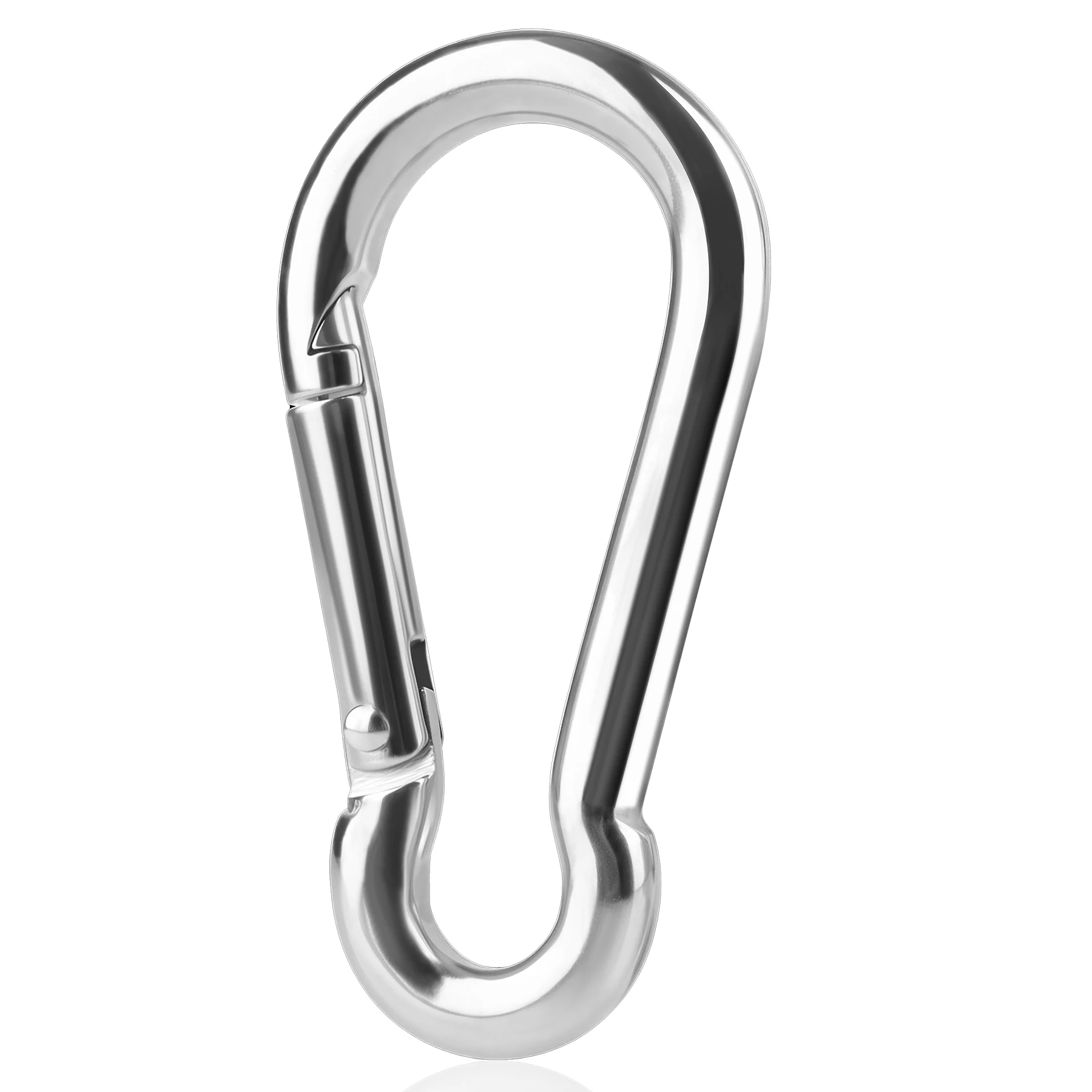 6 Stücke 12 Stücke 24 Stücke 304 Edelstahl M4 M5 M6 Multifunktionale Feder Snap Karabiner Quick Link Lock Ring Haken