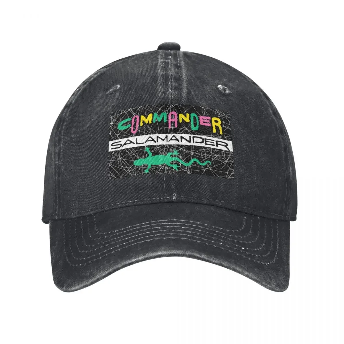 

Commander Salamander Washington DC 80s Store Baseball Cap black Cosplay Sun Cap Men Caps Women's