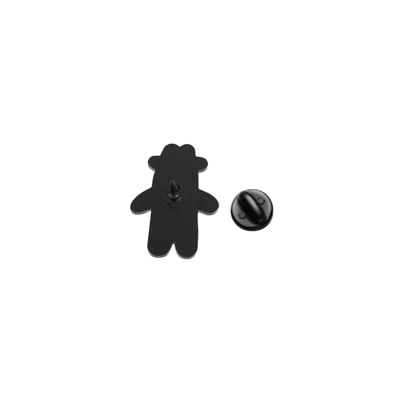 Bubble Man UV Printing Pins Cowboy Hat Brooches Lapel Badges Cartoon TV Series Character Jewelry Gift for Kids Friends image 5