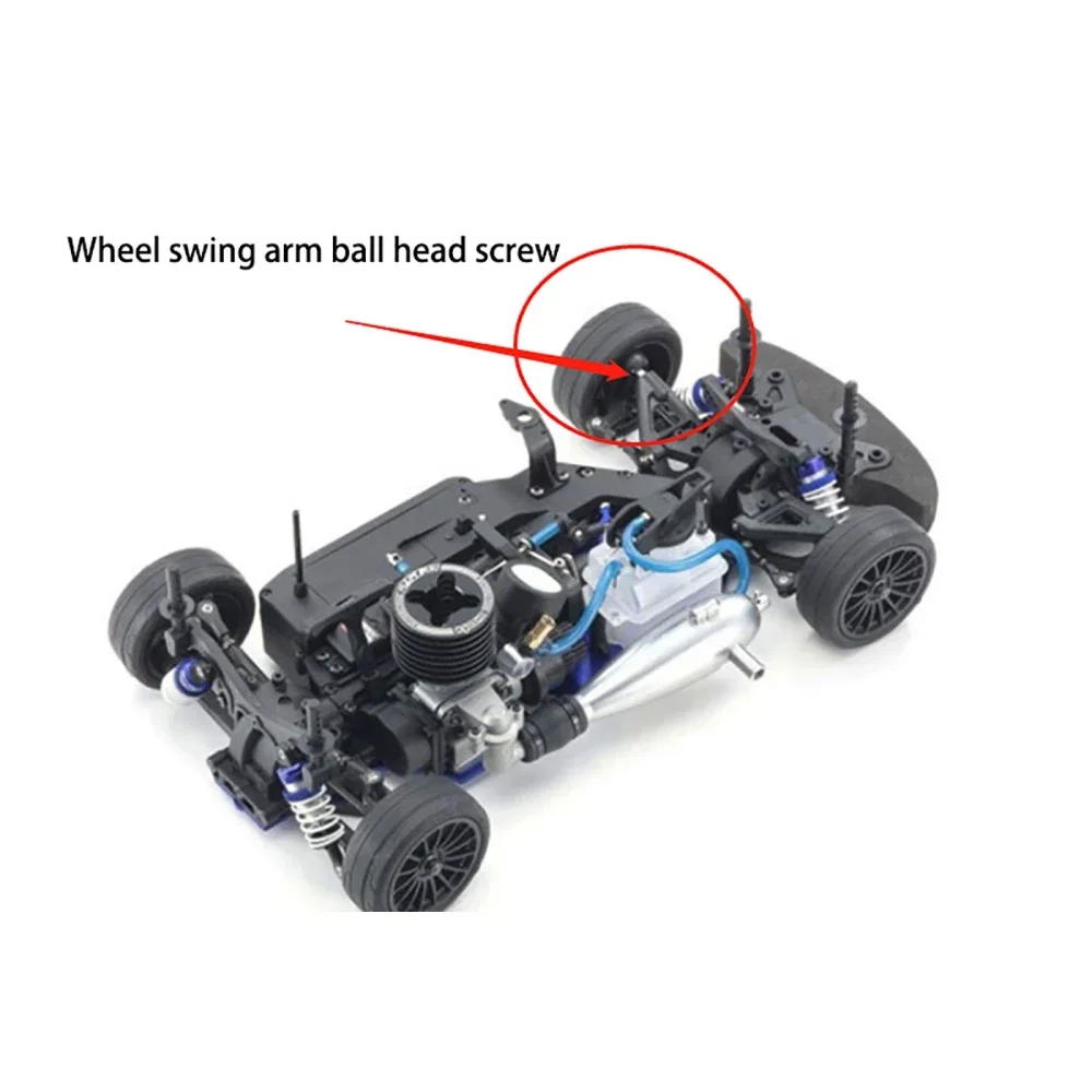 Rc 1 satz kugel kopfs ch raube fz74/97029 für kyosho fw06/sss/rrr fern gesteuerter öl betriebener Tourenwagen