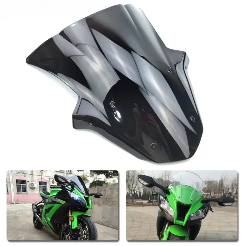 Screen For Kawasaki Ninja ZX-10R ZX10R ZX 10R  2011 2012 2013 2014 2015 Windscreen Windshield Wind Deflectors Accessories