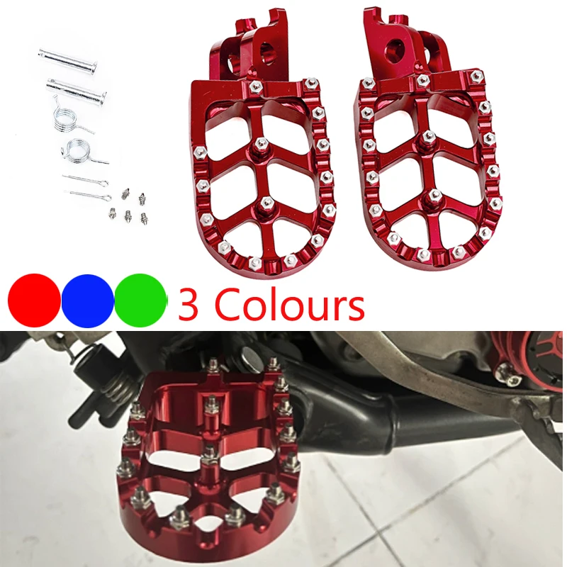 

Алюминиевая подставка для ног с ЧПУ для мотоцикла, педали для HONDA CRF250L CRF300L CRF1000L CRF1100L CR125 CR250 CRF 250, аксессуары