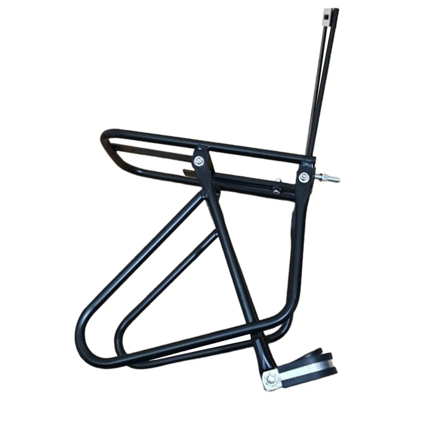Front Rack Bicycle Steel Luggage Carrier Quick Release Pannier Shelf Cycling Accessory for Road Touring and Mtb Rides