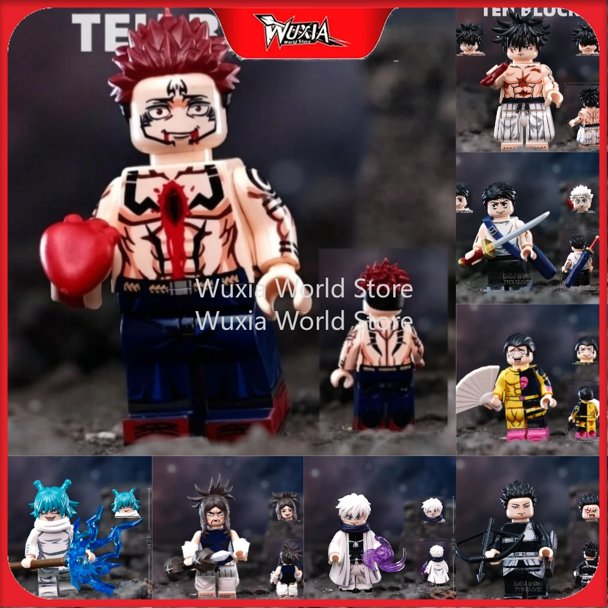 

ГОРЯЧАЯ НОВИНКА: Фигурки из аниме Jujutsu Kaisen — Юта, Годжо Сатору, Рёмен Сукуна. Сборные мини-фигурки-конструкторы.