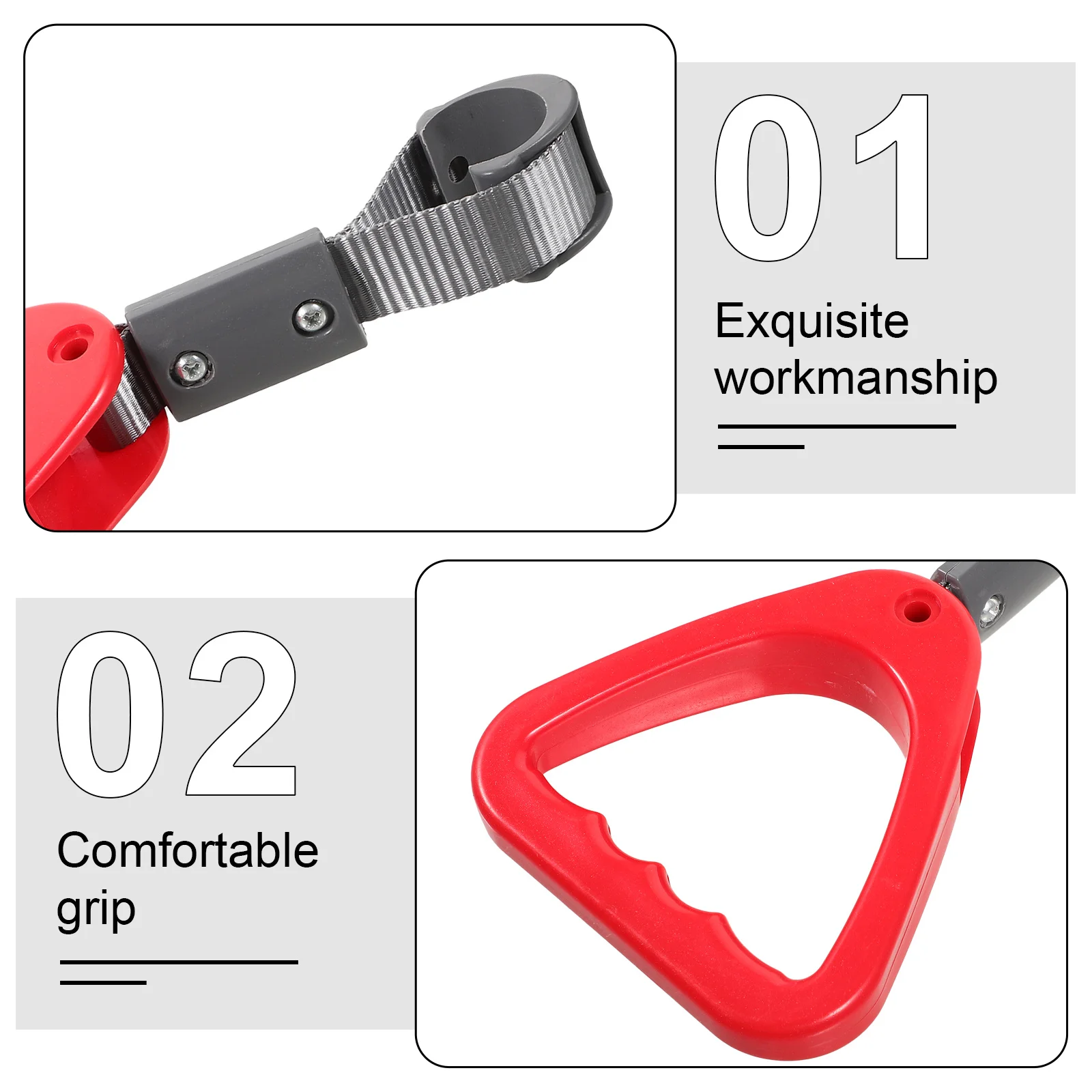 

Bus Handle Ring Stable Material Easy Installation Anti Slip Comfortable Grip for Subway Bus Hand Ring Vehicle Car Handle