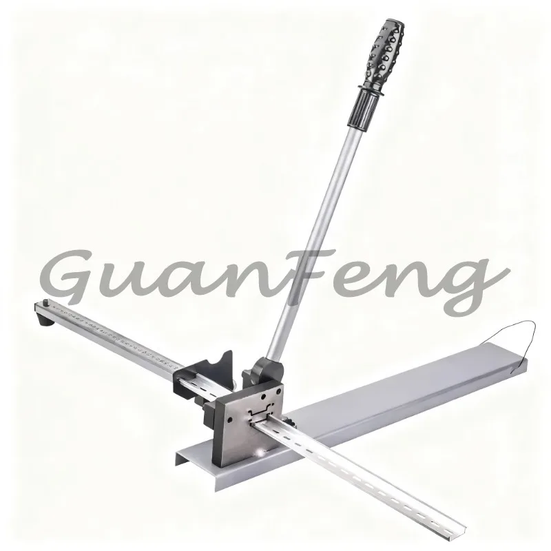 C45 Multifunctional DIN Rail Cutter Guide Rail Cutting Tool With Measuring Gauge Double Guide Stop For Electrical Installation