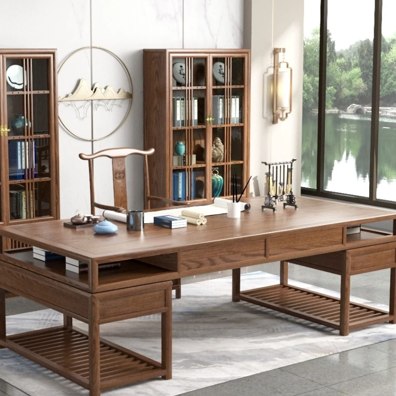 

Calligraphy table Solid wood desk Desk writing desk Modern simplicity