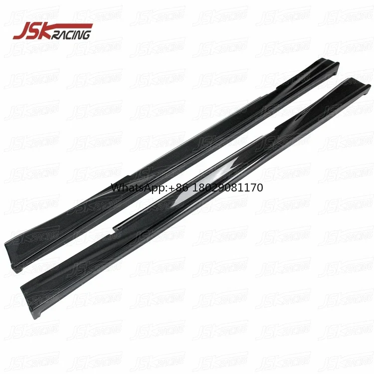 Faldas laterales de fibra de carbono para NISSAN GTR R35, estilo TOP SECRET, 2008-2019