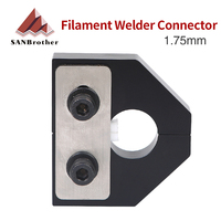 3D Printer Parts Filament Welder Connector 1.75mm PLA ABS TPU Filament Sensor For Ender 3Pro Anet SKR 3D Printer Aluminum Block.