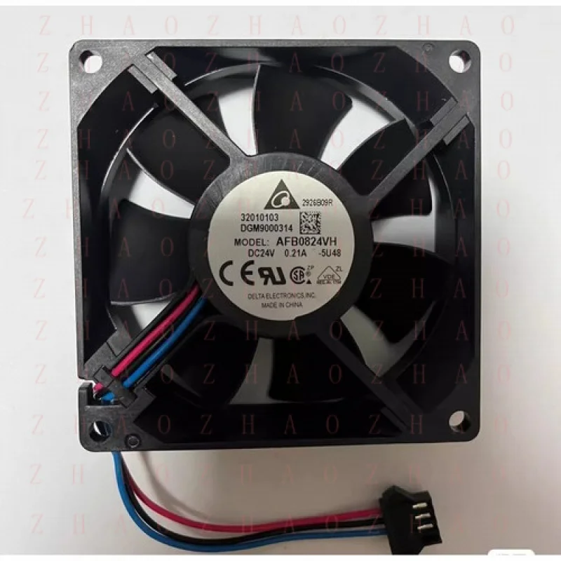 

L+ for Delta AFB0824VH 8025 DC24V 0.21A 8CM 3-Wire Inverter Cooling Fan DGM9000314
