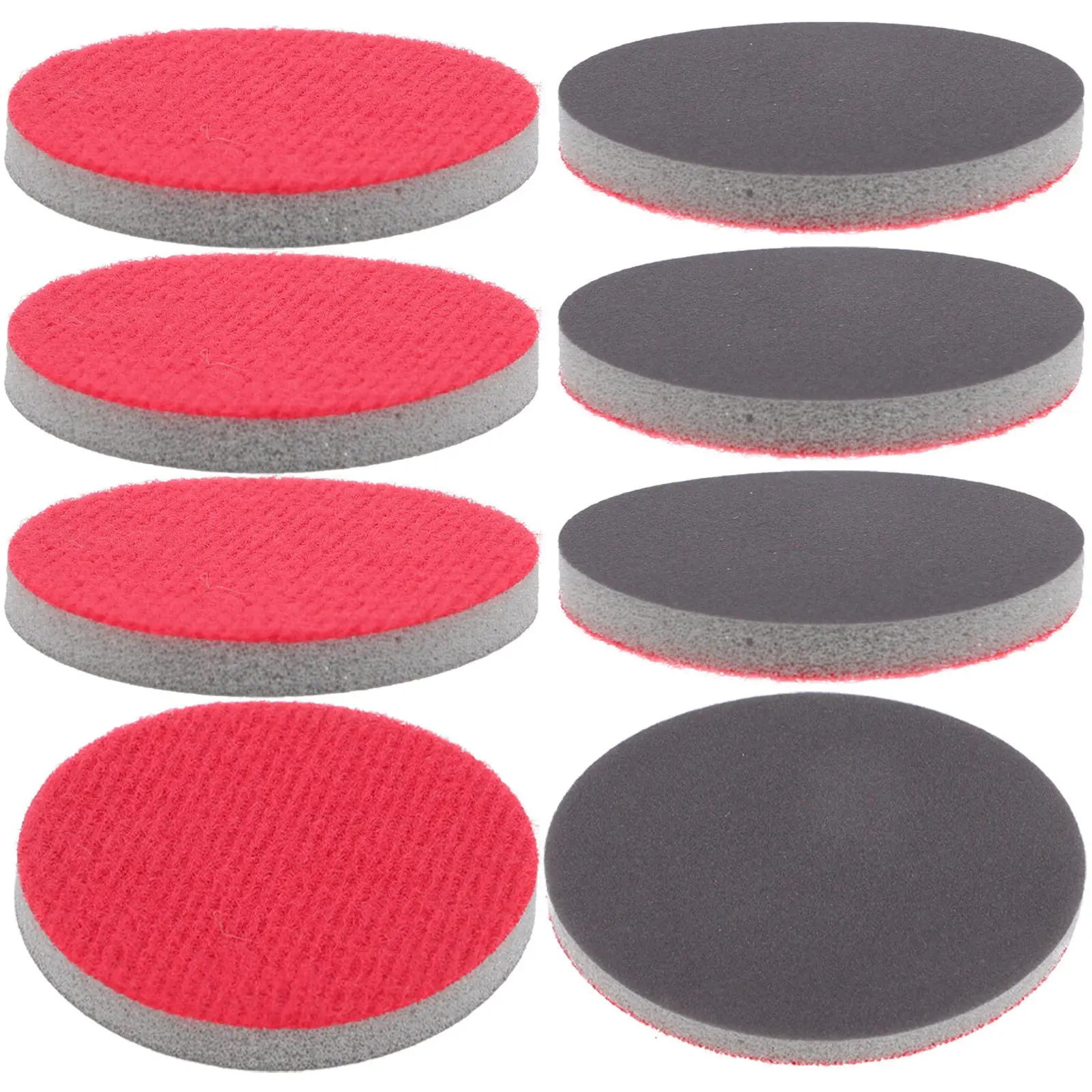 8Pcs Premium Sponge Bowling Ball Polishing Pads Multi-Use Cleaning Pad Set for Track Performance Shine Enhancement Portable