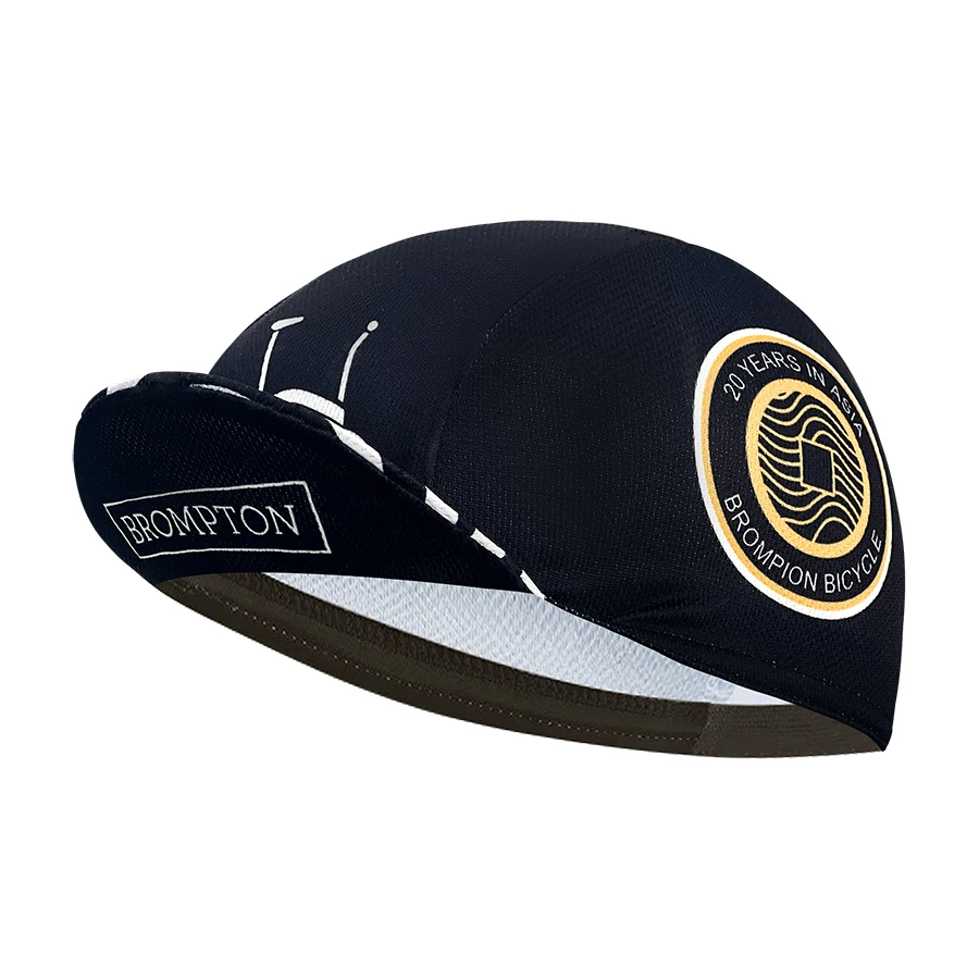 New cycling cap, polyester sweat absorbent, pop, neutral, dark graffiti