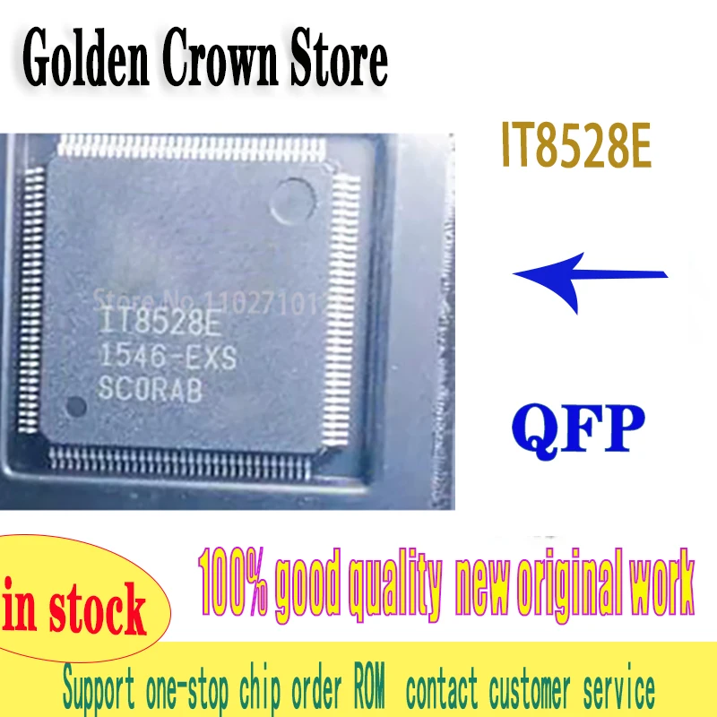 1PCS/lot  100% IT8528E EXS EXA FXA FXS AXA AXS TQFP128 Chipset  work New original In Stock