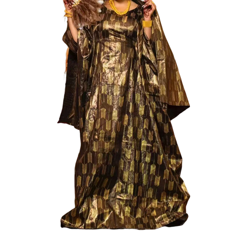 

Artistic ladies' long dress, birthday party carnival battle robe, classic silhouette fashion print gown