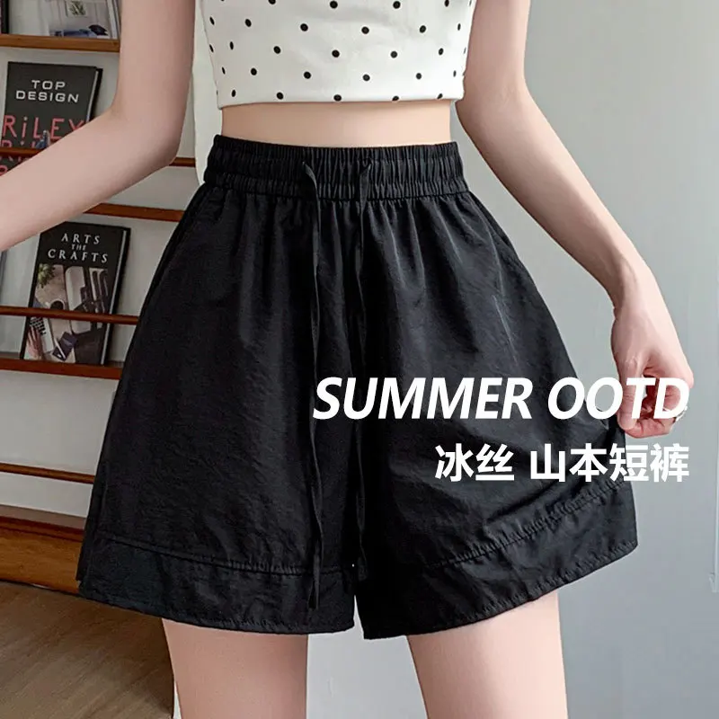 Shorts Womens Vintage Music Festival Boho Patchwork Tassel High Waist Print Ethnic Wide Leg Street Hip Hop Colorful Look Fringed