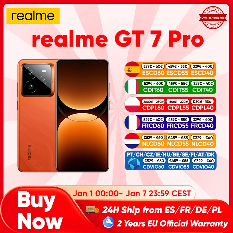 realme-Smartphone avec Snapdragon 8, version globale, Smartphone avec GPS NDavid, Snapdragon 8, Elite 6.78, 120Hz, cuill�re � soupe, �cran OLED, 120W SUPERVOOC, appareil photo 50MP, 7 Pro, 5G