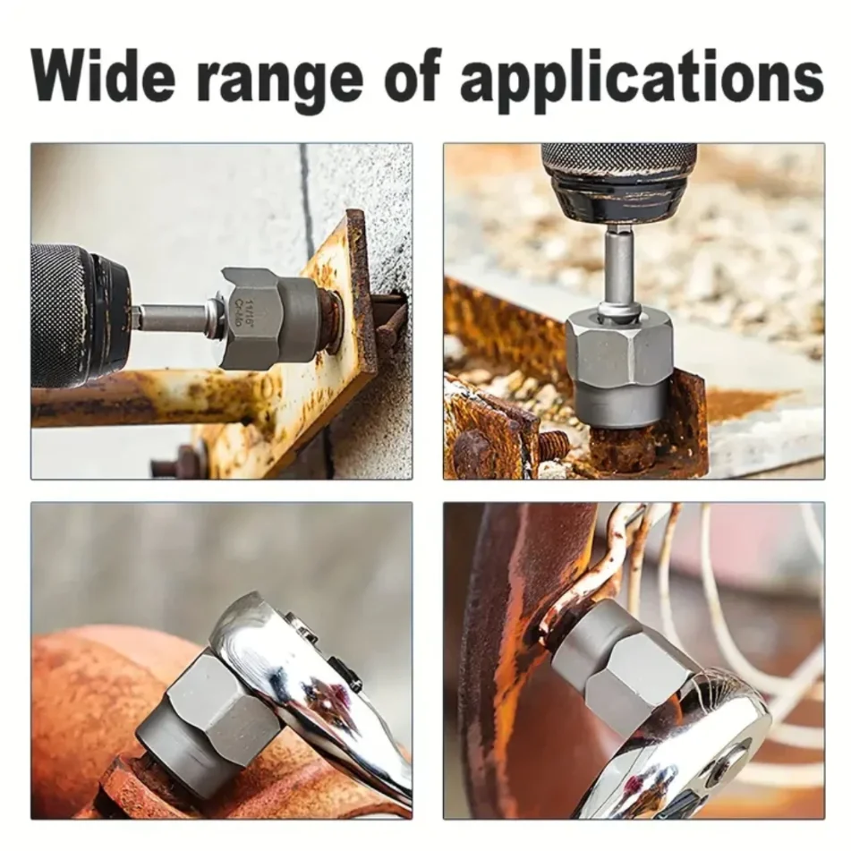 14-delige gereedschap voor het verwijderen van beschadigde bout Impact Bout Moer Remover Set Legering Beschadigde Bout Moer Remover Extractor Socket Reparatie Tool Kit