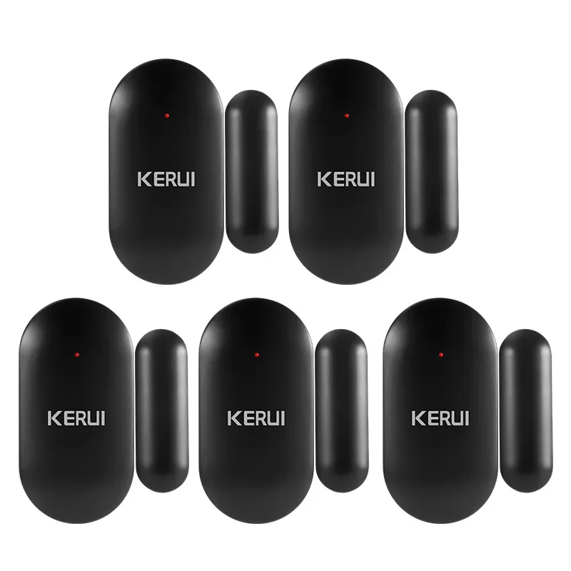 KERUI MC11 433MHz Wireless Window Magnet Sensor Detector Door Sensor For W202 W181 Home Security Alarm System Burglar Anti-theft