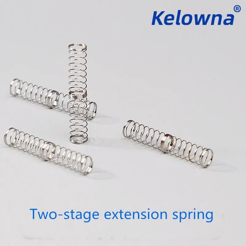 104pcs/pack Two Stage Extension Spring For Mechanical Keyboard Customized Switches Double Section Springs 58g Bottom Force