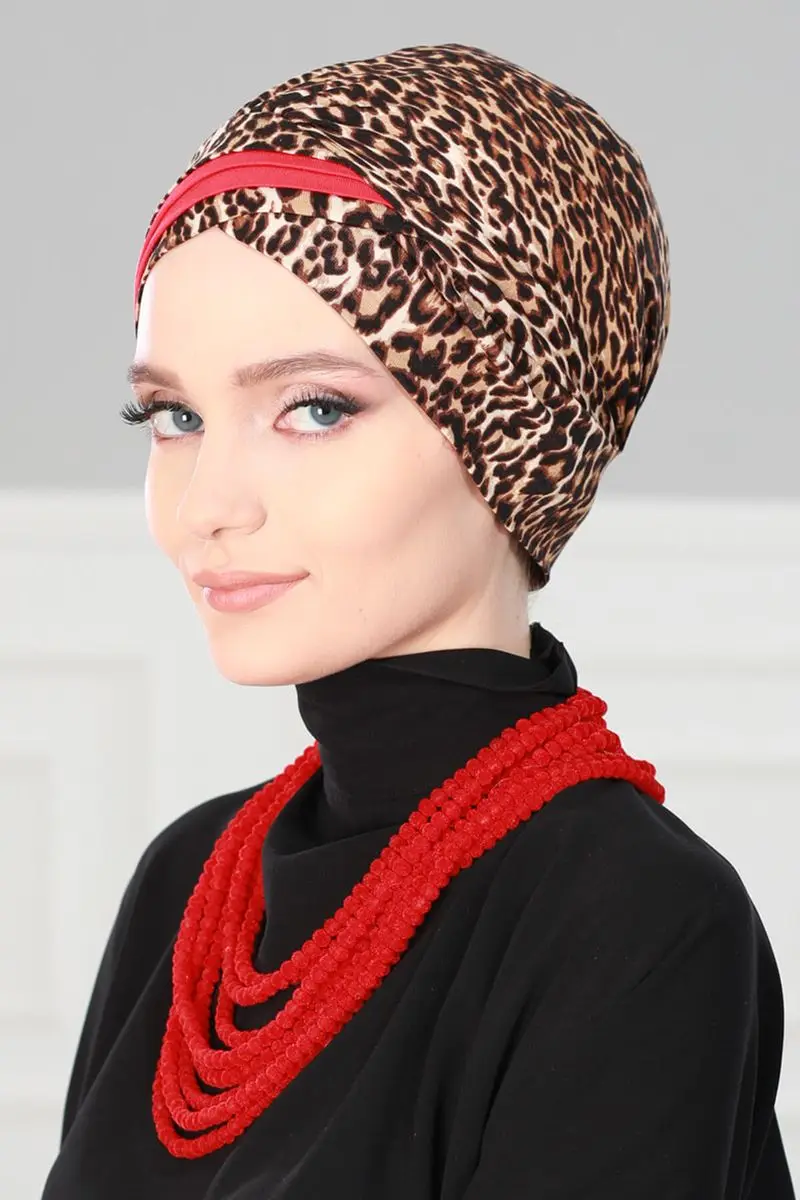 Doppel farbe gekämmte Knochen leopard muster