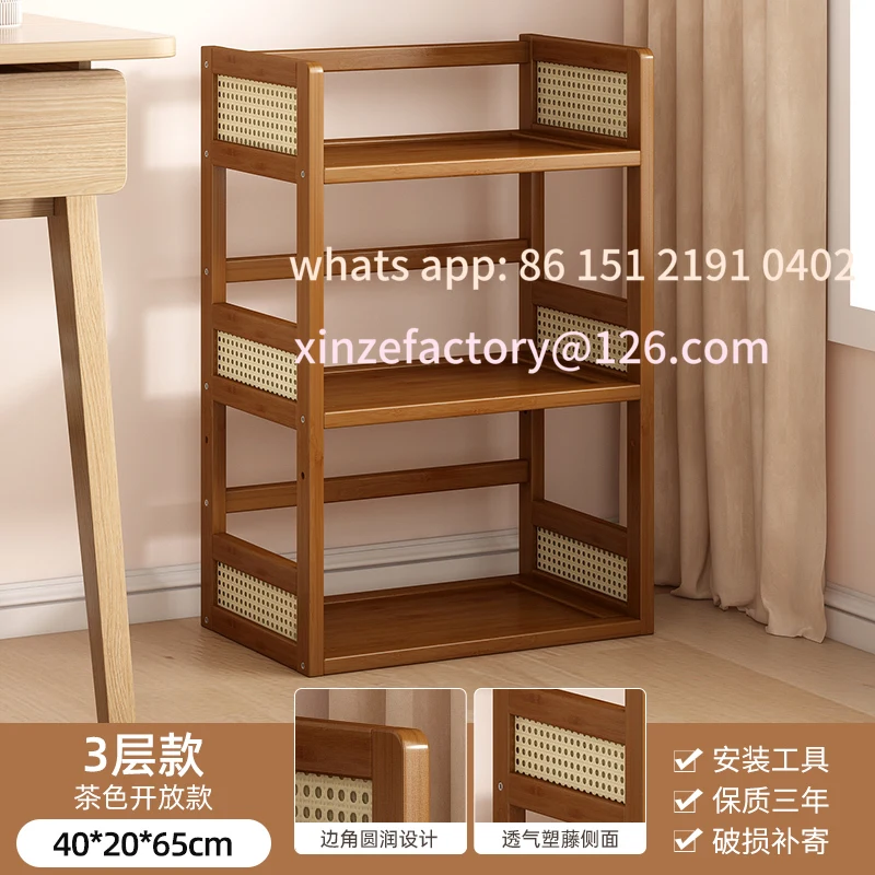 Customizable Simple Modern Bookelf Desktop Organizer Student Home Use Space Saving Small Bookcase Required