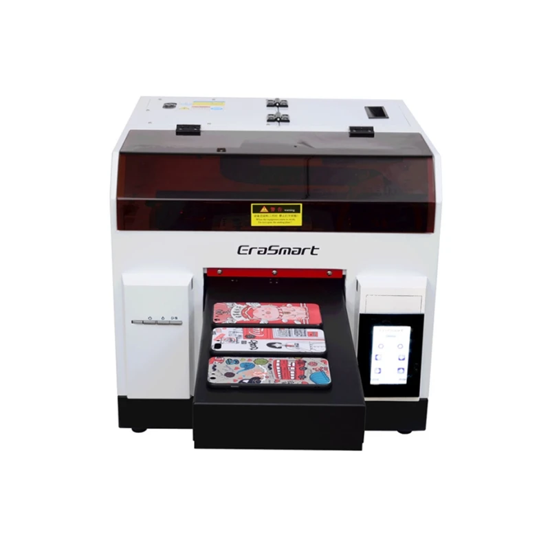 UV  Inkjet printer machine Touch screen full automatic flatbed for color photo business card label PVC glass printing