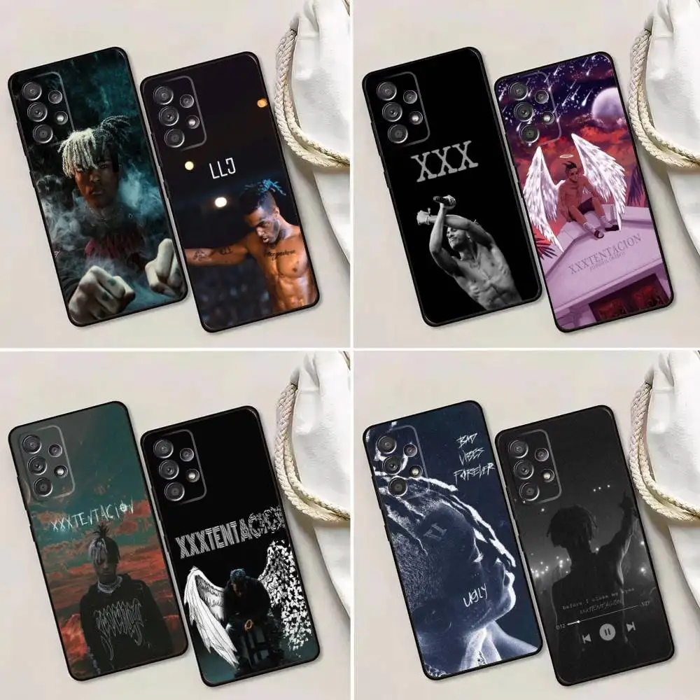

Rapper X-X-Xtentacions Phone Case For Samsung Galaxy A13,A21s,A22,A31,A32,A52,A53,A71,A80,A91 Soft Black Phone Cover