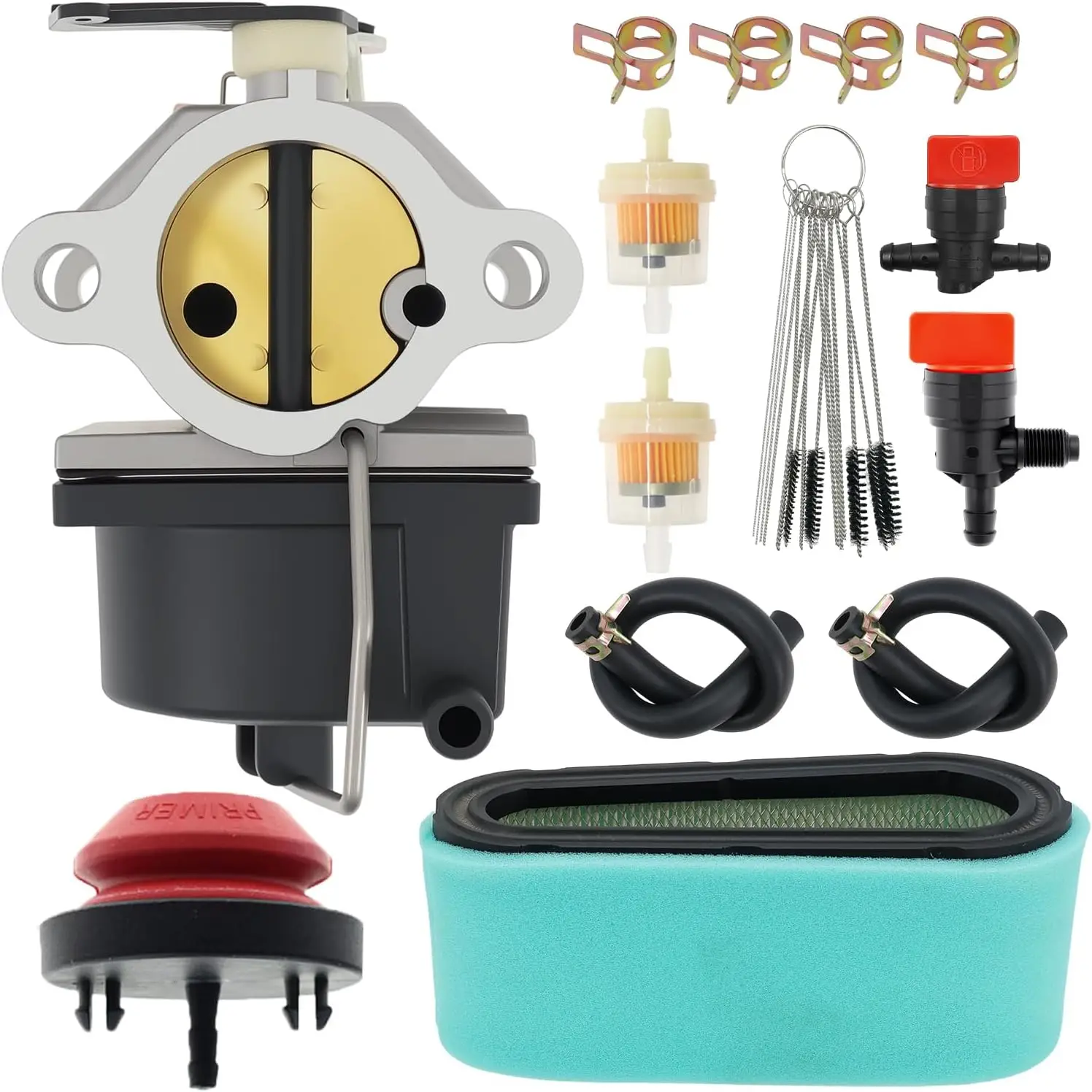 Aftermarket Carburetor Replacement Fits for Tecumseh OHV110 OHV115 OHV120 OHV125 OHV130 13HP to 15Hp Engine Tractor Replace 6400