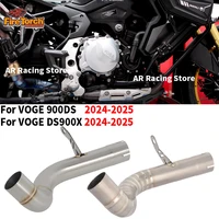 Para VOGE 900DS 900 DS DS900X DS900 X 2024 2025 Escape de motocicleta Moto modificado tubo de enlace medio conectar silenciador Original