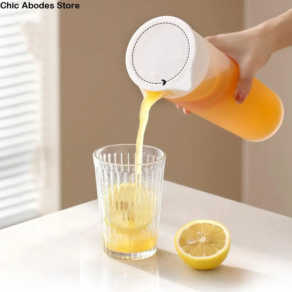 

Practical Large Capacity Drinks Pitcher U-Shaped with Lid Water Containers Shatterproof Cold Brew Bottle Household