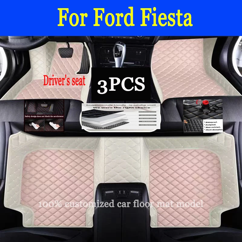 

Автомобильные коврики для Ford Fiesta 2009 2010 2011 2012 2013 2014 2015 2016 2017, аксессуары на заказ
