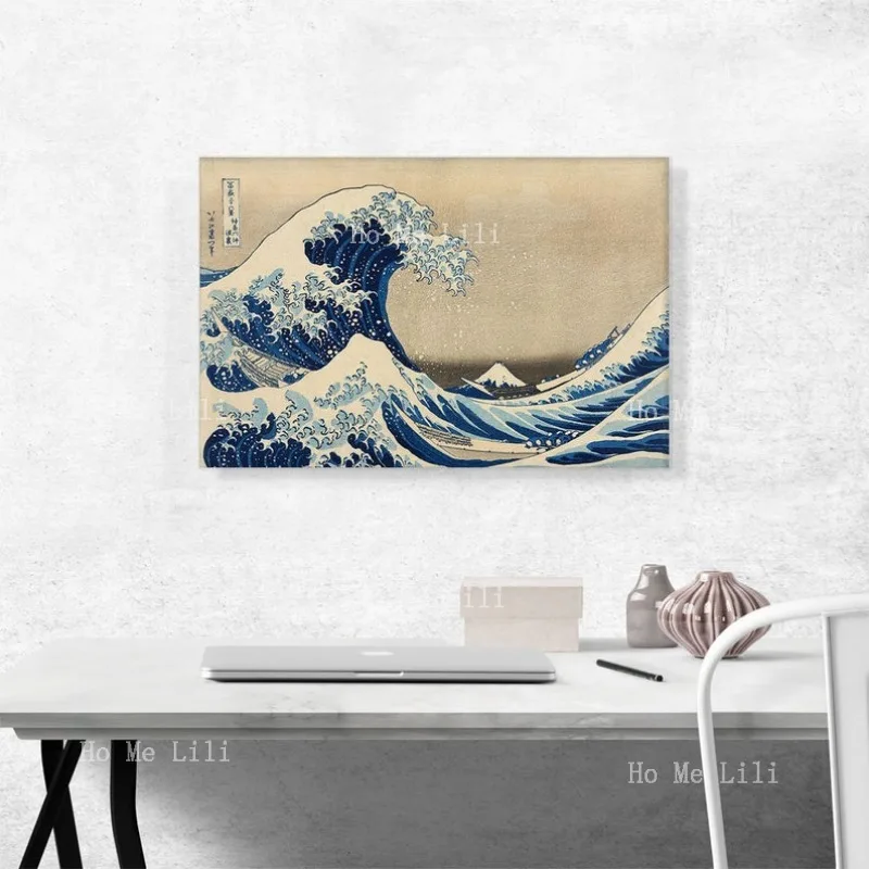 Artcanvas Great Wave Off The Coast Of Kanagawa 1829 By Katsushika Hokusai Art Canvas Print Poster