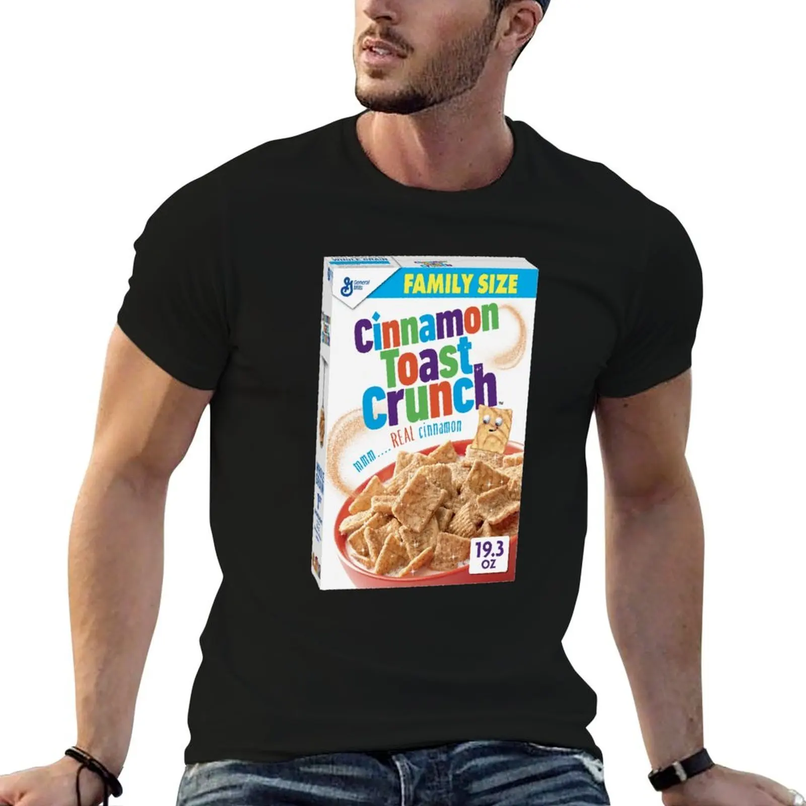 

Cinnamon Toast Crunch T-Shirt man t shirt cotton t shirts for man pack white t shirt man casual T-Shirt