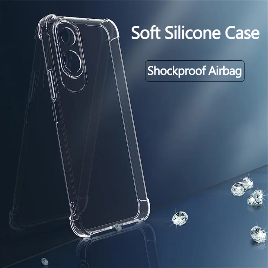 

Case for Honor 90 Lite 5G, Soft Clear Shockproof Silicone Phone Cases Honor 90Lite Cover Huawei Honor 90 Lite Case Honor90 Lite