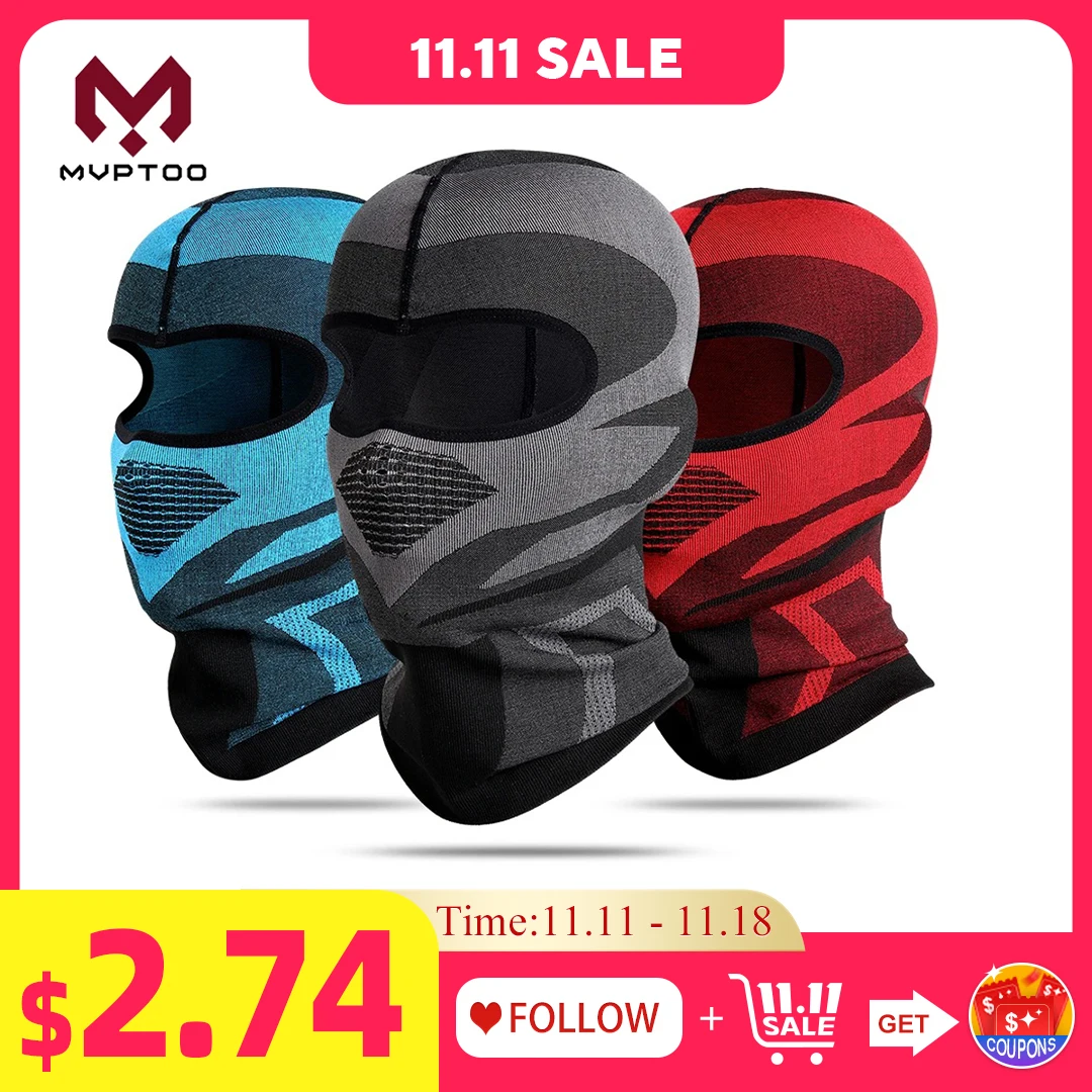 Breathable Balaclava Motorcycle Full Face Cover Motorbike Cycling Bike Mask Motocross Moto Riding Helmet Liner Caps Men Women