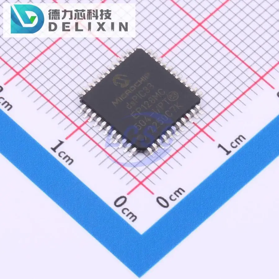 DsPIC33EP128MC504-I/PT 280MHz 128KB 35 TQFP-44(10x10) ตัวประมวลผลสัญญาณดิจิตอล (DSP/DSC) ชิปใหม่ดั้งเดิม