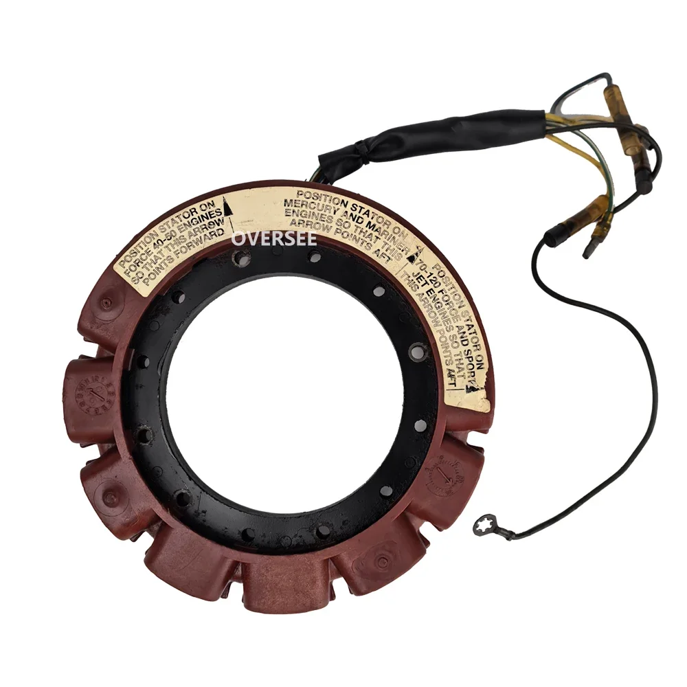 

398-83207A17 OEM статор в сборе для подвесного двигателя Mercury Mariner 70 75 80 90 л.с. 83207A17 б/у
