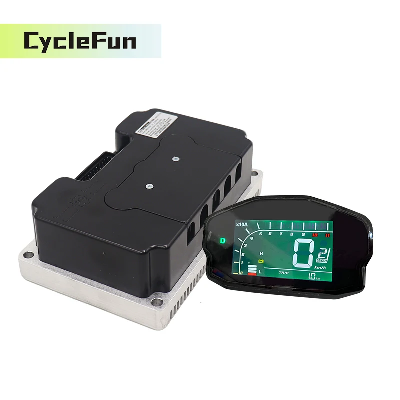 

NANJING FarDriver ND96680 And DKD Speedometer BLDC Sine Wave Controller Kit for 4KW-6KW Electric Motorcycle Motor