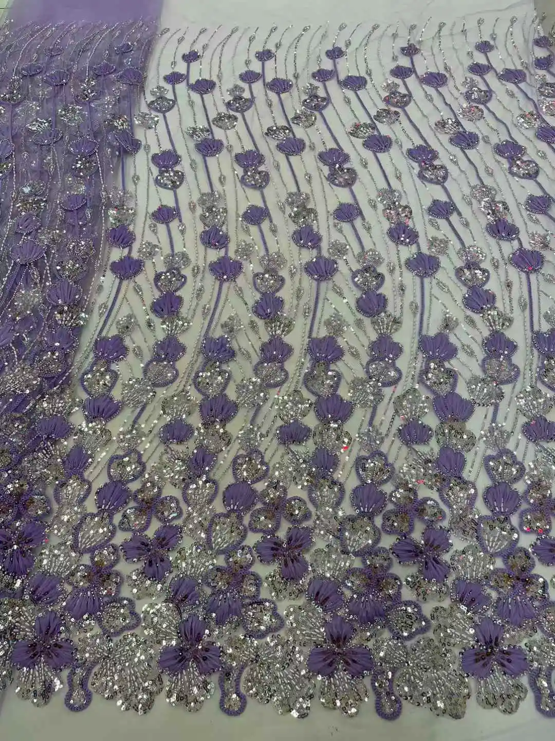 

Nigeiran Luxury Groom Tulle Lace Fabric 2025 High Quality African Sequins Embroidery French Mesh Laces For Bride Wedding Dress