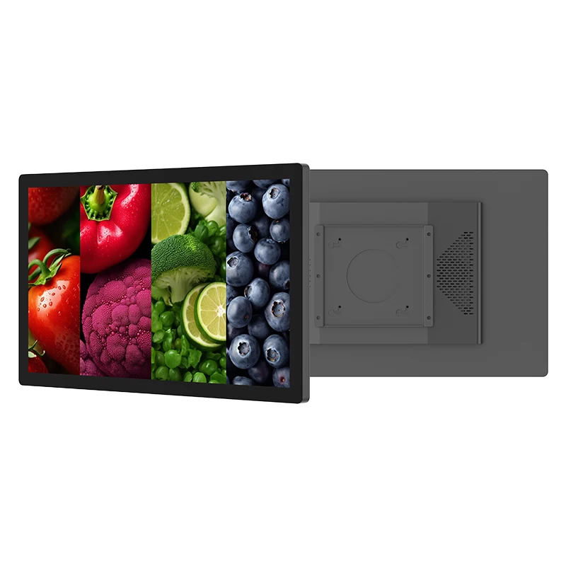 Reproductor de publicidad de Metal TFL de 21,5 pulgadas, montaje en pared, tableta Android, pantalla LCD ESOP, pantalla táctil completamente unida AIO para factor inteligente