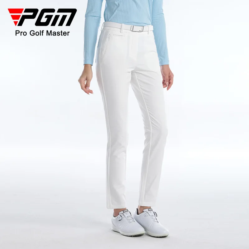 PGM Women's Golf Pants Invisible Pocket Zipper Sports Casual Pants KUZ163