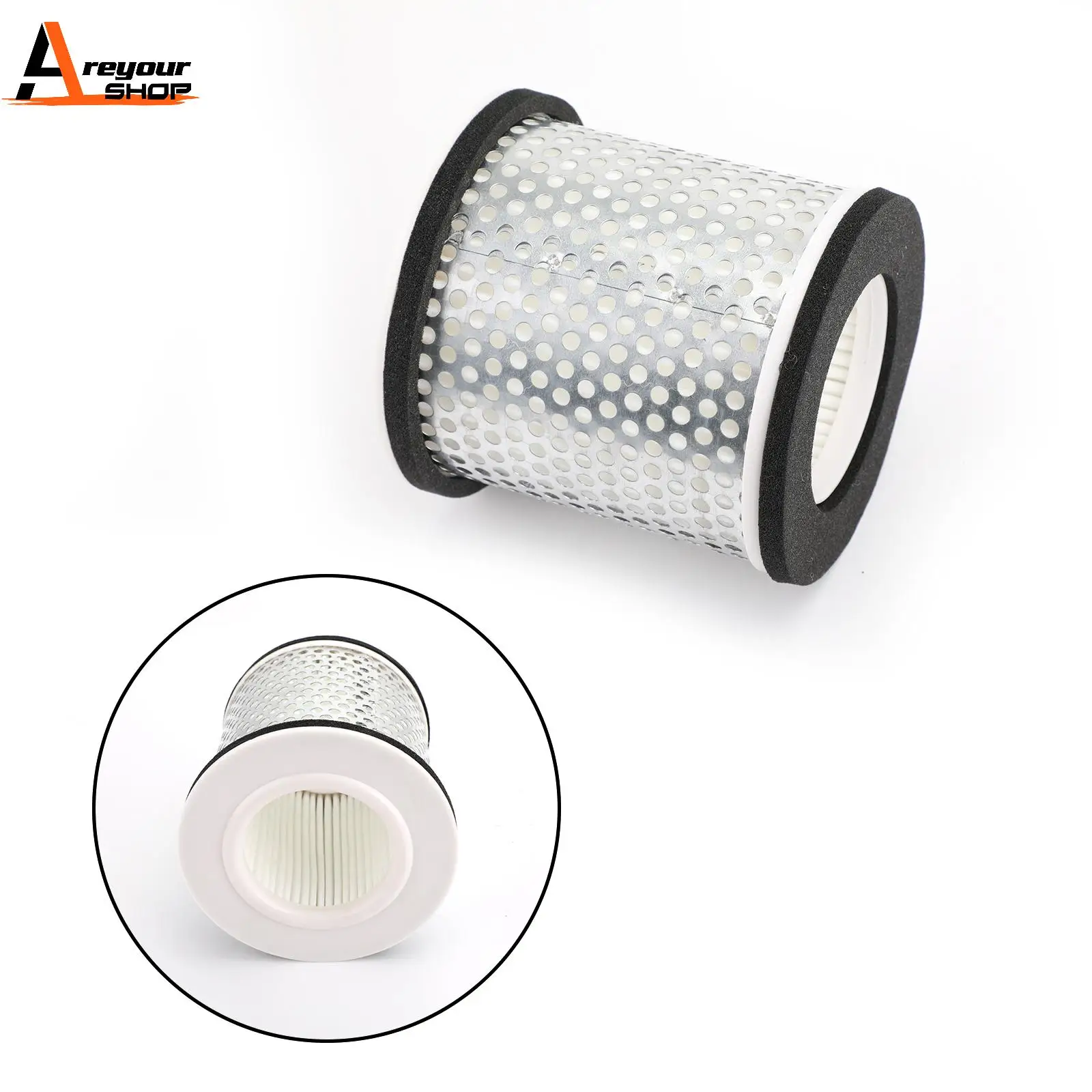 Areyourshop For Yamaha FZ700 FZ750 FZR750 FZR1000 FZR750R XJ600 XJ900 TDM850 BT1100 4BR-14451-00 Motorcycle Air Filter Cleaner