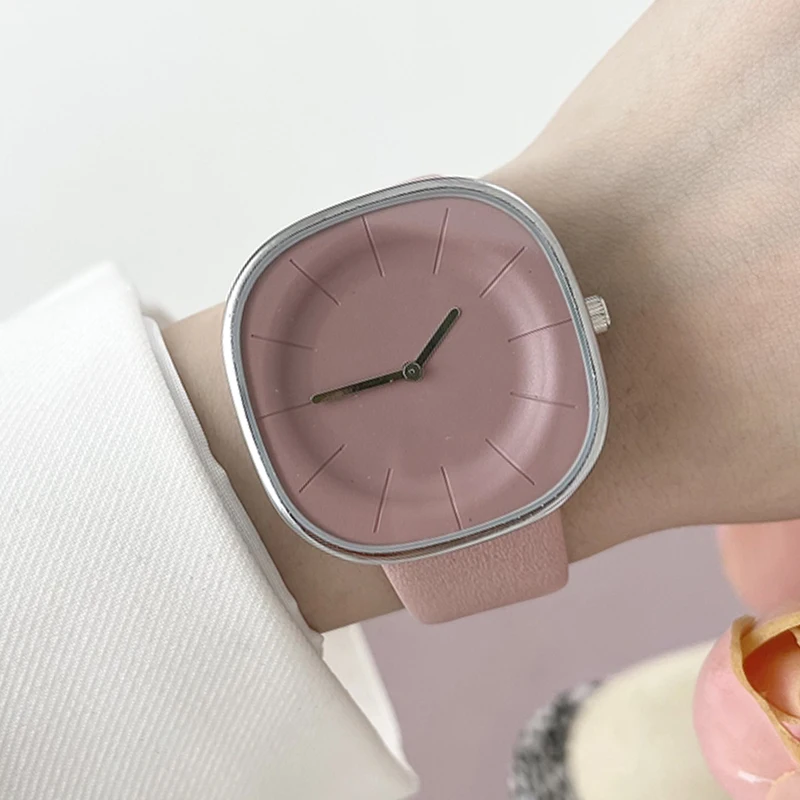 Jam tangan wanita baru 2023 jam tangan wanita modis gaya olahraga merek jam tangan Quartz wanita anak perempuan kulit mewah jam Montre Femme