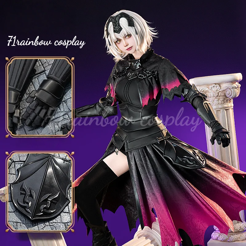 

Fate/Grand Order Alter Jeanne d'Arc Cosplay Costume Woman Halloween Outfits Black Alter Costumes Cosplay