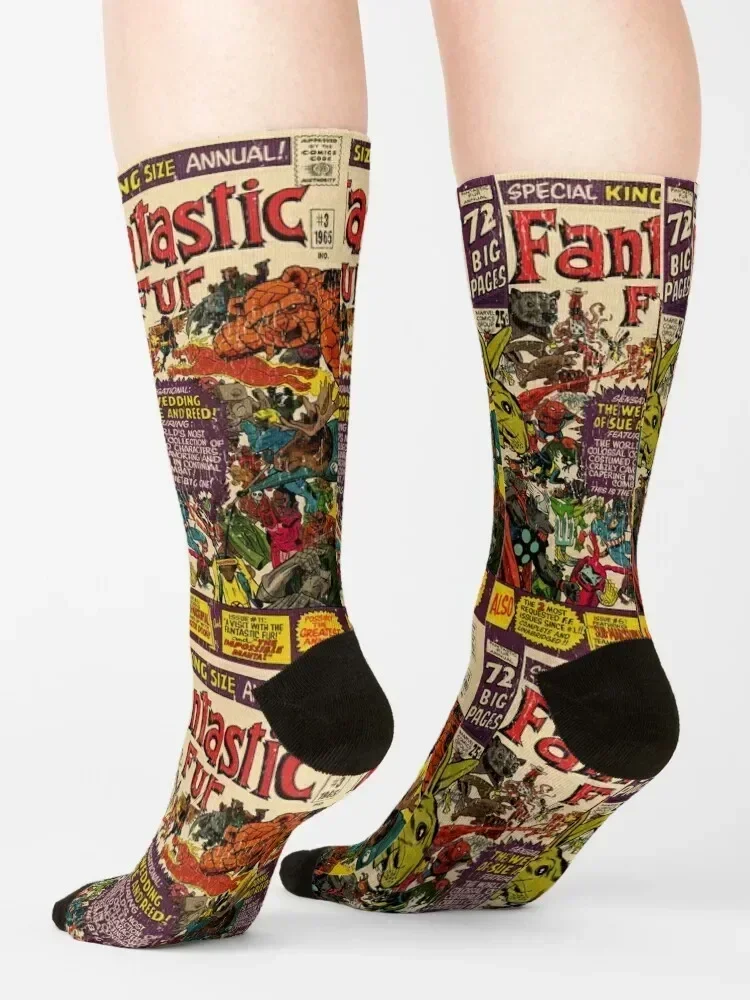 Fantastic Fur Annual Socks shoes sports stockings Stockings basketball Luxury Woman Socks Men's