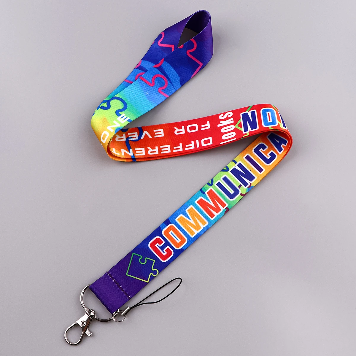 

Communication Quotes Lanyard For Keys ID Card Cover Badge Holder Lariat Mobile Phone Charm Accessories Neck Straps Keychain