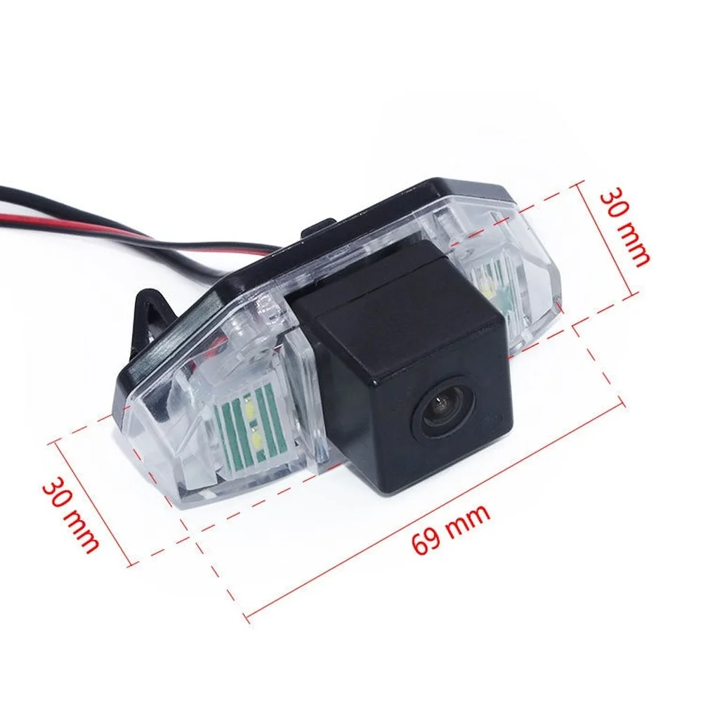For Low Light Conditions Backup Camera Black High Definition Video 170 Degree Viewing Angle Waterproof Construction