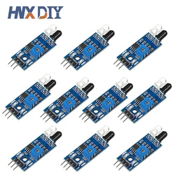 10PCS IR Infrarot Hindernis Vermeidung Sensor Modul für Arduino Smart Car Robot