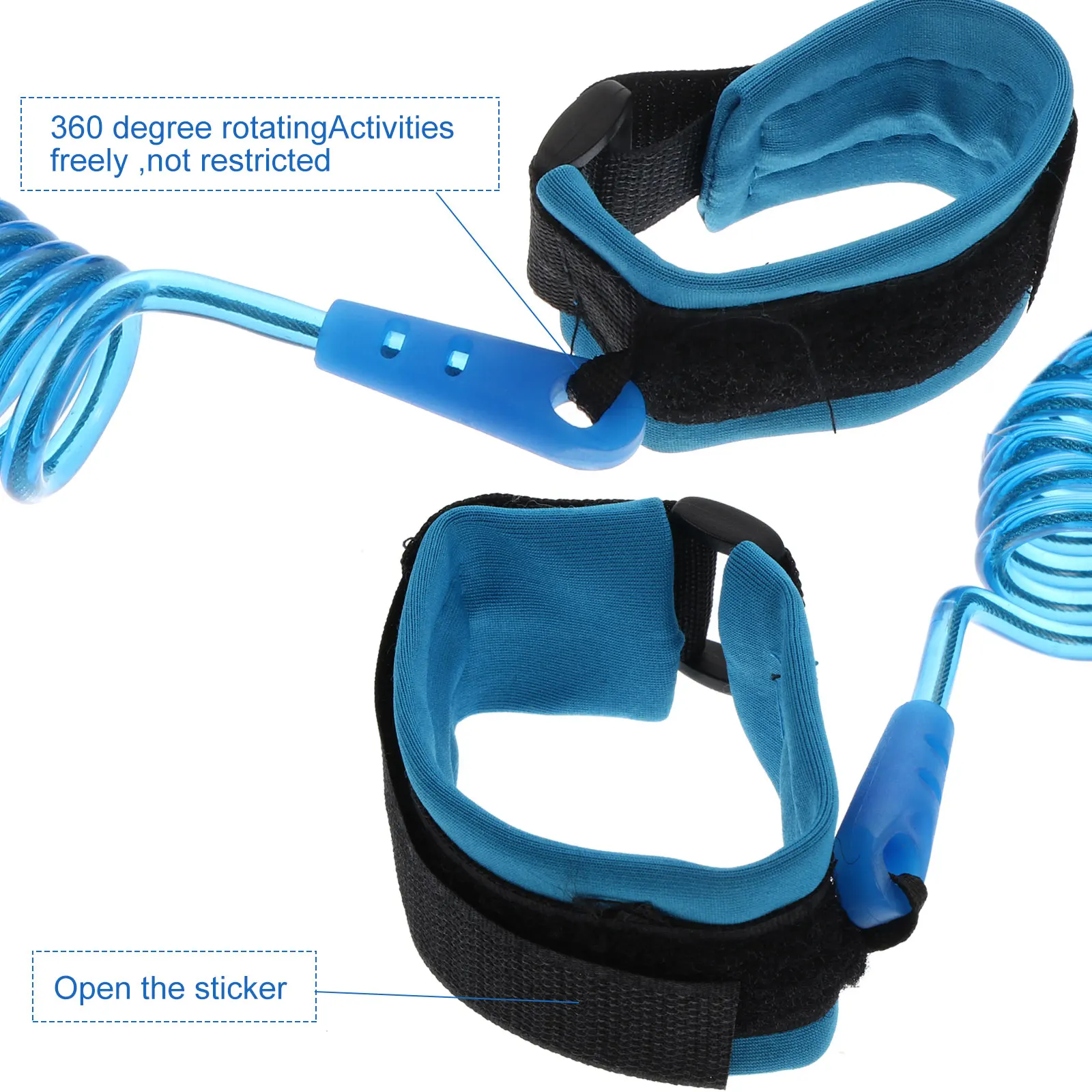 

Lightweight 2M Adjustable Anti Lost Wrist Link Nylon Polyester For Kids Toddlers Child Safety Walking Belt Comfortable